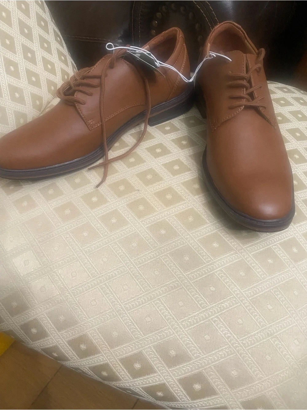 Goodfellow & Co Tan Lace-Up Derby Shoes